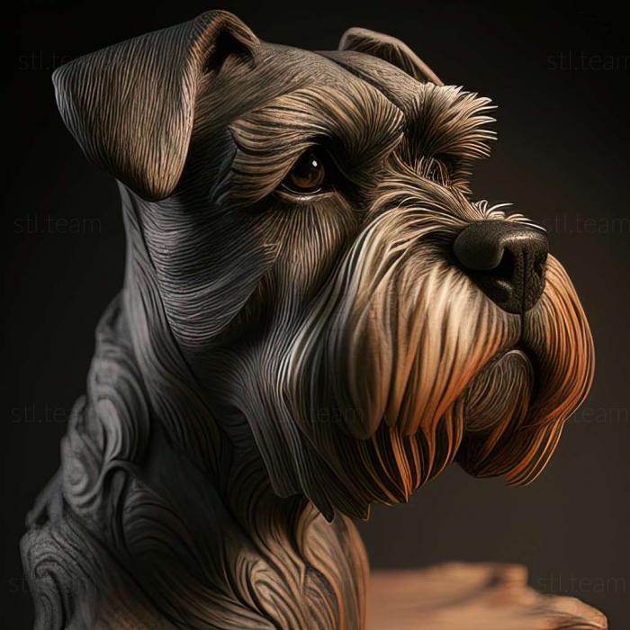 Zwergschnauzer dog